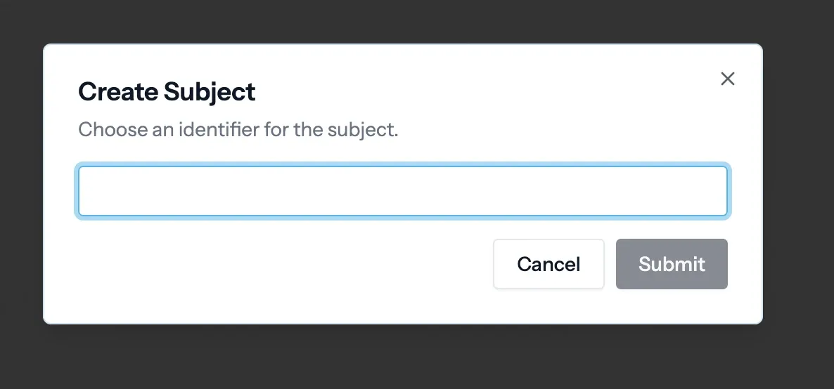 add subject