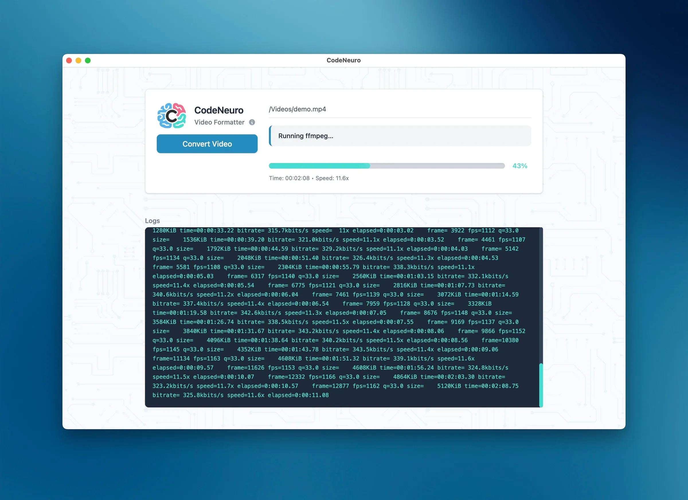 video formatter tool