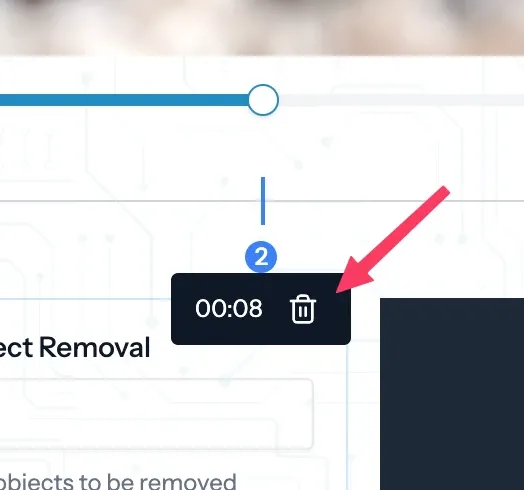 Delete an ROI